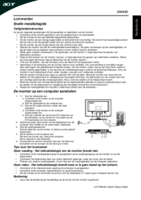 Um das Dokument anzuzeigen Acer X243HQ Bedienungsanleitung