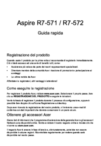 Um das Dokument anzuzeigen Acer Aspire R7-571 Bedienungsanleitung